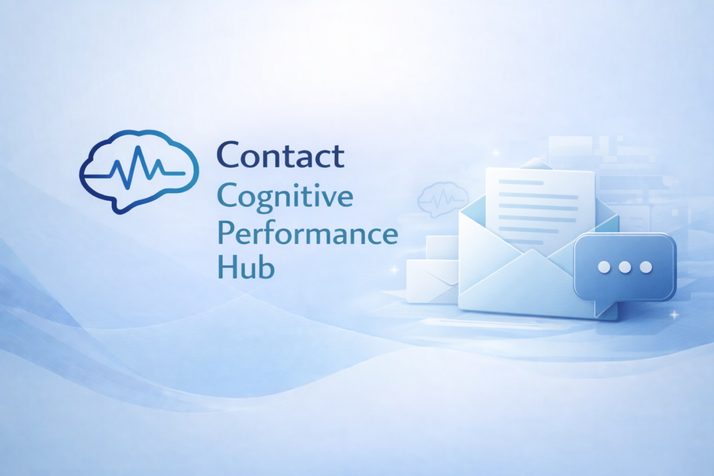 Contact Cognitive Performance Hub support and inquiries page